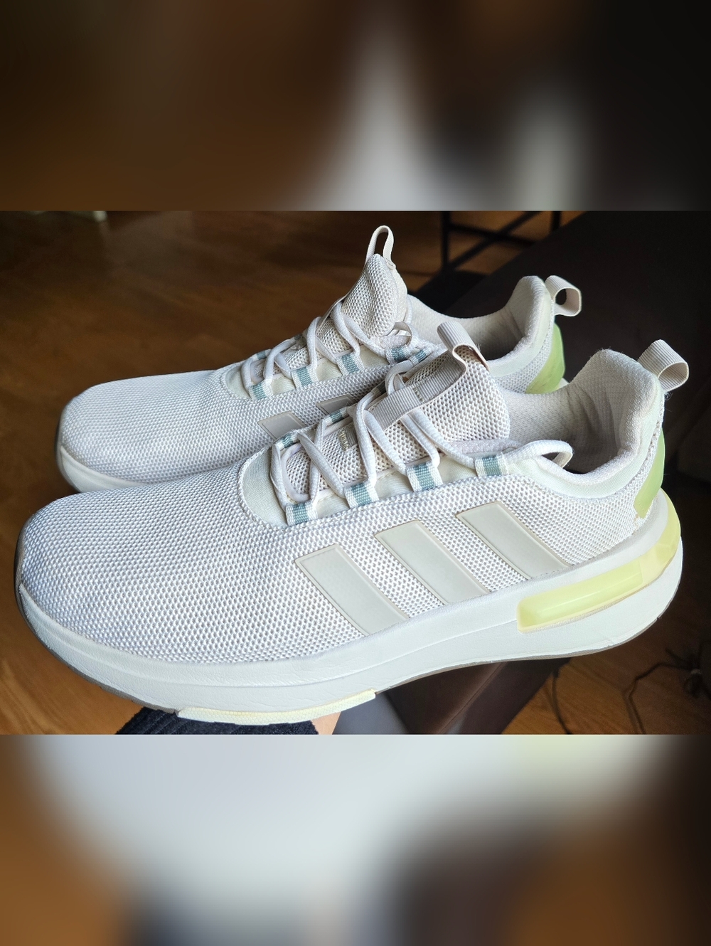 Sz 10.5 Men's ADIDAS RACER TR23 Beige Training Running Shoes